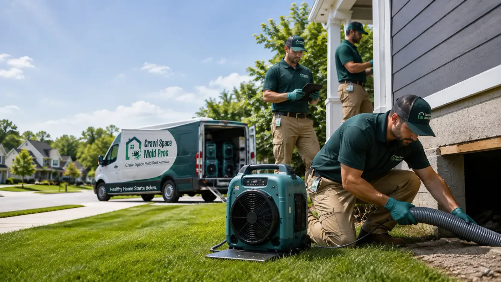 Crawl Space Mold Removal in Springwater, NY